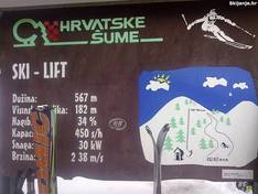 Pistekaart Rudnik Tršće