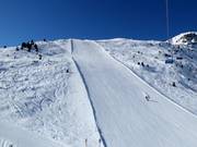 Moeilijke piste Les Crêtes in Grimentz