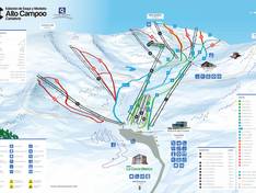 Pistekaart Alto Campoo