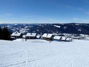 Blokhutten met ski-in/ski-out