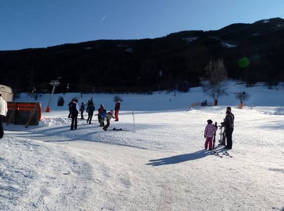 Bij het dalstation in Rinn