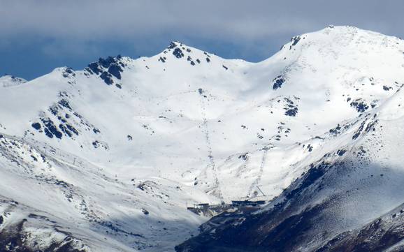 The Remarkables: Grootte van de skigebieden – Grootte The Remarkables