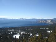 Uitzicht op het Lake Tahoe