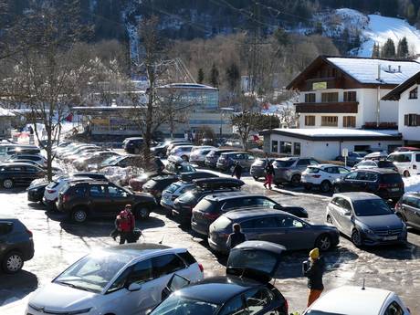 westelijke deel van de oostelijke Alpen: bereikbaarheid van en parkeermogelijkheden bij de skigebieden – Bereikbaarheid, parkeren Golm
