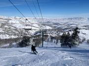 Piste bij de Sterling Express