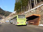 Skibussen in Welschnofen