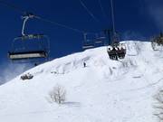 Kliffen bij de stoeltjeslift Lady Morgan Express