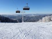 Middelzware piste bij de Große Almberg-stoeltjeslift