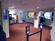 Verzorgde receptie bij het dalstation