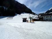 Uitzicht op de dorplift in Feichten