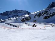 Transportbanden van de skischool bij Gamsgarten