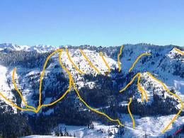 Skigebied Cascade Powder Guides