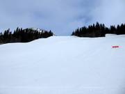 Geprepareerde piste in het skigebied Åre
