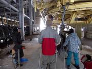 Bij het instappen wordt men vriendelijk begroet.