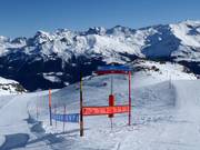 Pistebewegwijzering in Grimentz