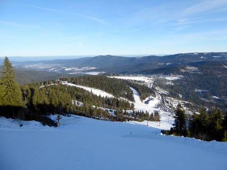 Beierse Woud: Grootte van de skigebieden – Grootte Arber