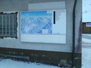 Pistekaart van de Ochsenkopfregio bij het dalstation van de Hempelsberglift