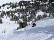 Steile piste bij de stoeltjeslift Sugarloaf