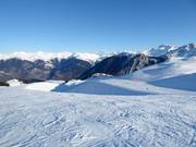 Brede pistes in Courchevel-Moriond