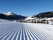 Glad geprepareerde piste