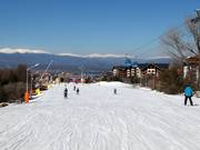 Zeer gemakkelijke dalafdaling Ski road №1