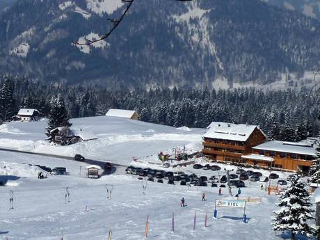 Bregenzer Woudgebergte: bereikbaarheid van en parkeermogelijkheden bij de skigebieden – Bereikbaarheid, parkeren Schetteregg – Egg