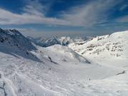 Steile helling in de lange afdaling La Sarenne