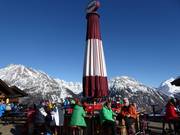 Schirmbar bij de Gampe Alm