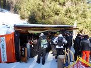 Uitspanning Kehre 8 aan de rodelbaan