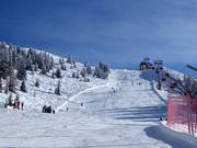 Moeilijke Panorama-afdaling bij de Gipfelbahn van de Hauser Kaibling