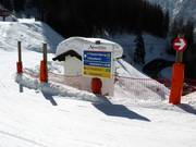 bewegwijzering bij het middenstation Rossbach