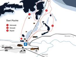 Skigebied in Brülisau