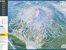 Pistekaart Mt. Bachelor