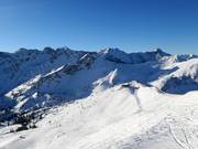 Uitzicht vanaf de Fellhorn naar de Kanzelwand