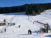 Sonnenlift met blauwe piste