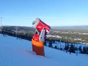 Krachtige sneeuwkanon in Lindvallen