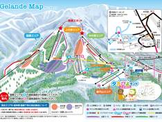 Pistekaart Daisen White Resort – Kokusai/Uenohara/Nakanohara/Gouenzan