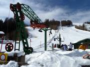 Priedröflift - Sleeplift met T-beugel/Ankerlift