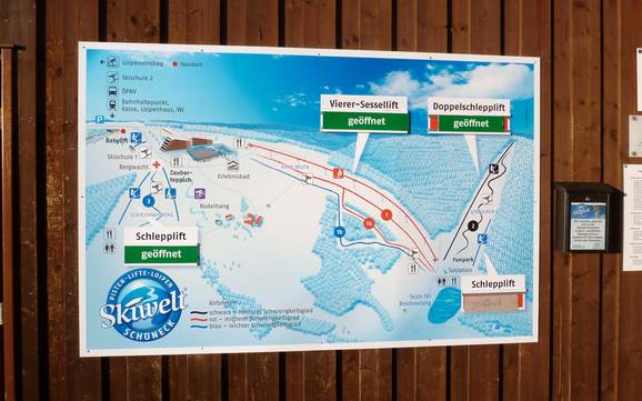 westelijke Ertsgebergte: oriëntatie in skigebieden – Oriëntatie Schöneck (Skiwelt)