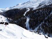 Moeilijke piste Berter naar Eja