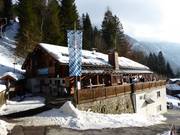 Schi Alm Andreasstüberl bij het dalstation in Bayrischzell