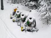 Sneeuwkanonnen in San Vito di Cadore