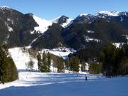 Uitzicht vanaf de Stümpfling op de Spitzingsee en de Taubenstein