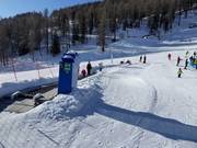 Transportband van de skischool