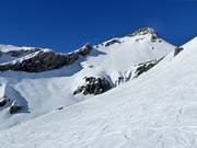 Vrij skigebied tussen Plaine Morte en Violettes