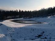 Het opslagbekken bij de Ochsenkopf Noord