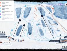 Pistekaart Kiczera – Puławy (Rymanów)