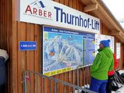 Informatiebord bij het dalstation van de Thurnhofliften