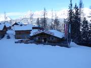 Herzerlalm in het hutdorp Almwelt Austria