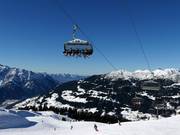 Seebliga Bahn - 8-persoons hogesnelheidsstoeltjeslift (koppelbaar) met kap en stoelverwarming